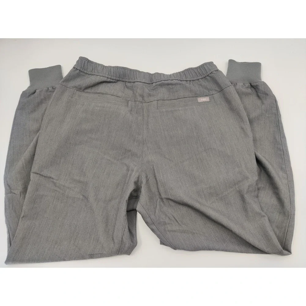 FIGS Tansen Jogger Scrub Pants Men's Medium Graphite Gray Drawstring